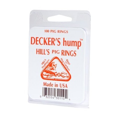 Decker Mfgmpany 100PK  Pig Ring 1